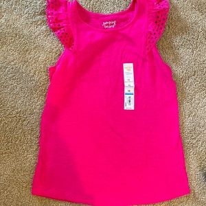 Girls spring/summer pink shirt - size 10 NWT
